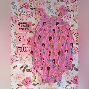 2T Posh Peanut Bamboo OG Mermaid Bubble Romper
